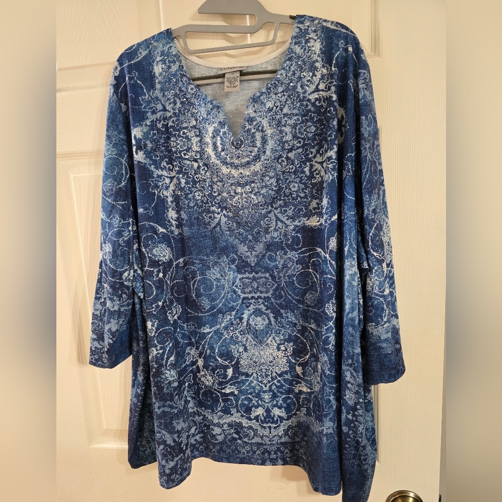 Catherines Dressy Tunic Top 3X